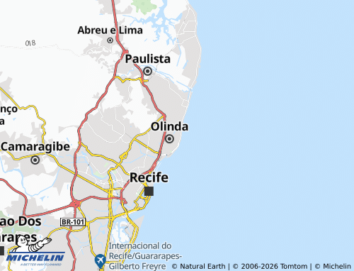 Mappa MICHELIN Bairro Novo - ViaMichelin