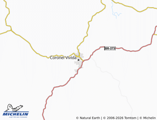 Mappa MICHELIN Coronel Vivida - ViaMichelin