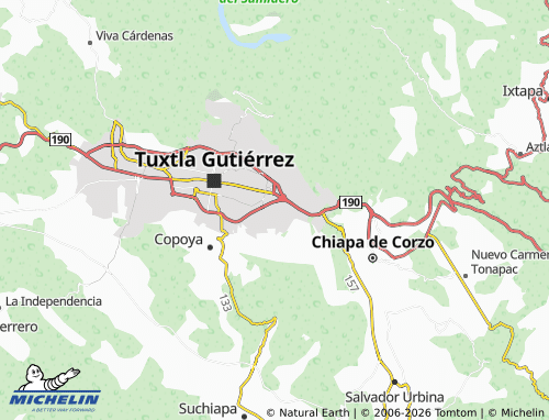 Mapa MICHELIN El Salvador - ViaMichelin
