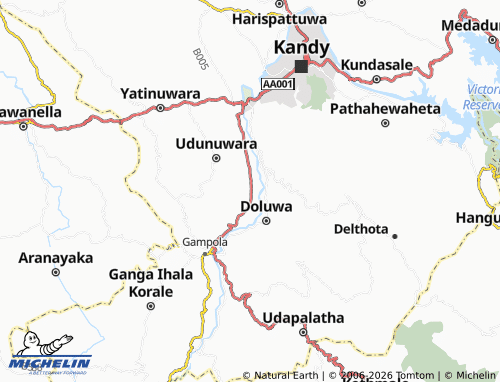 MICHELIN Pitawalawatta map - ViaMichelin