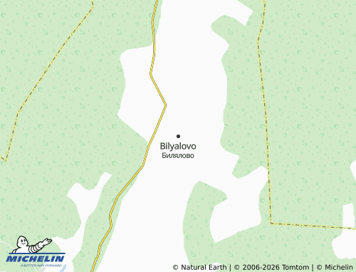 MICHELIN-Landkarte Bilyalovo - ViaMichelin