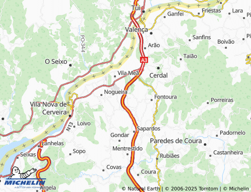 Mapa MICHELIN Campelo - ViaMichelin