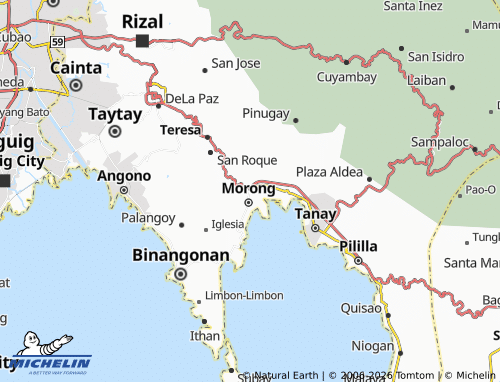 MICHELIN San Jose map - ViaMichelin
