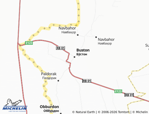 Mappa MICHELIN Buston - ViaMichelin