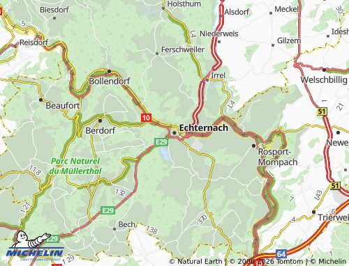 Carte MICHELIN Echternach - ViaMichelin