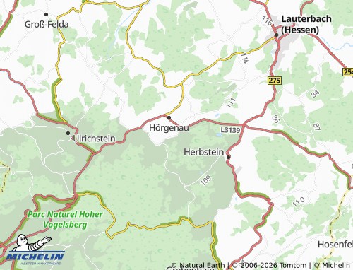 MICHELIN Eichenrod map - ViaMichelin