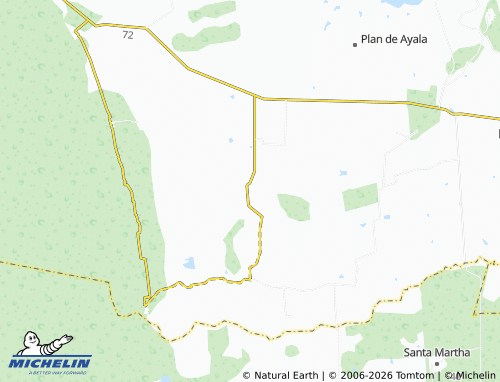 MICHELIN Santa Clara Número Dos map - ViaMichelin