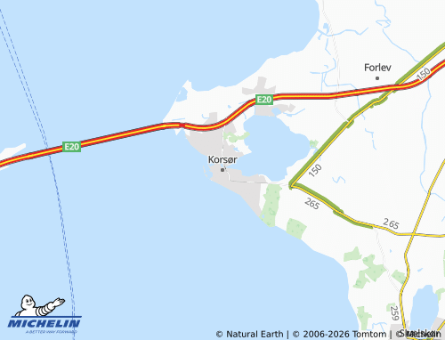 Mappa MICHELIN Korsør - ViaMichelin