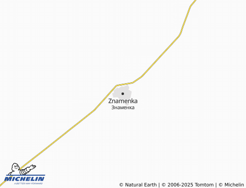 MICHELIN Znamenka map - ViaMichelin