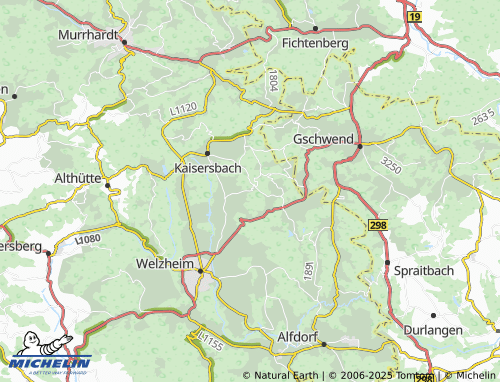 MICHELIN-Landkarte Gehren - ViaMichelin