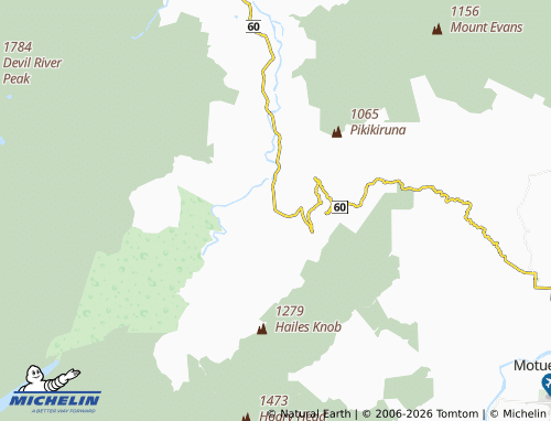Mapa MICHELIN Upper Tākaka - ViaMichelin