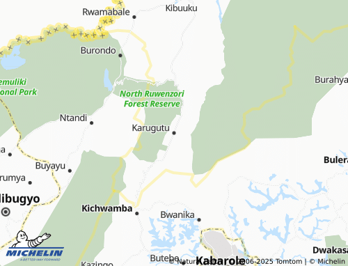 MICHELIN Karugutu map - ViaMichelin