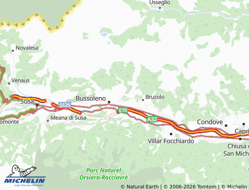 Mapa MICHELIN Chianocco - ViaMichelin