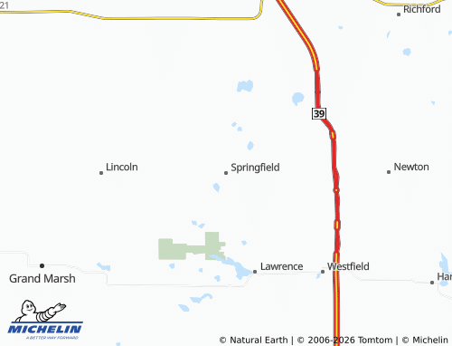 Mappa MICHELIN Springfield - ViaMichelin