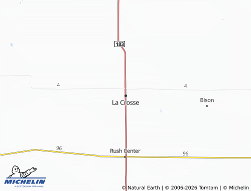 Mappa MICHELIN La Crosse - ViaMichelin