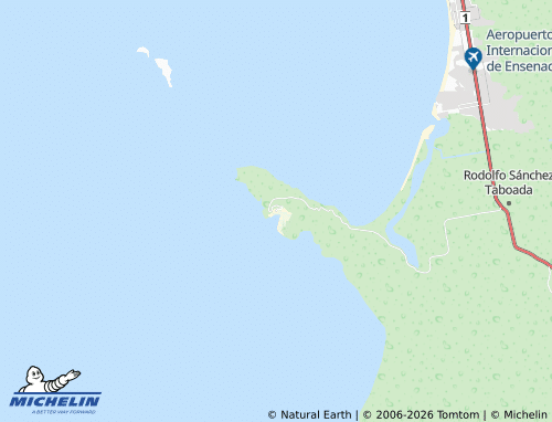 MICHELIN La Bufadora map - ViaMichelin