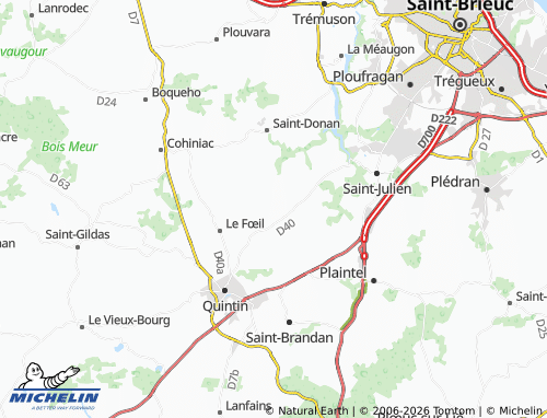 Mapa MICHELIN Carfot - ViaMichelin