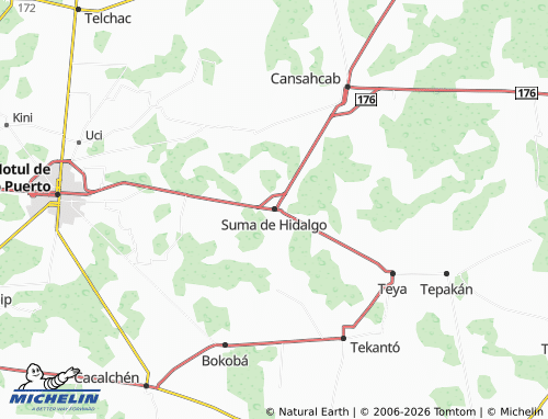 Carte MICHELIN Suma de Hidalgo - ViaMichelin