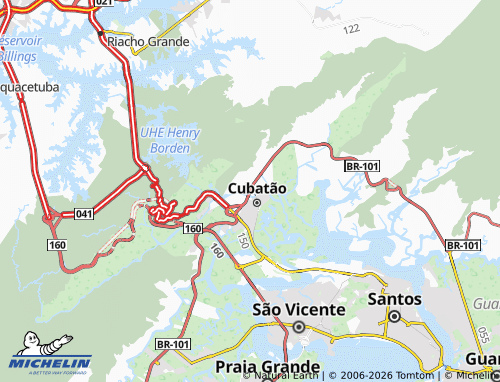 Mapa MICHELIN Vila Elizabeth - ViaMichelin