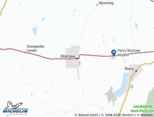 Mapa MICHELIN Warsaw - ViaMichelin