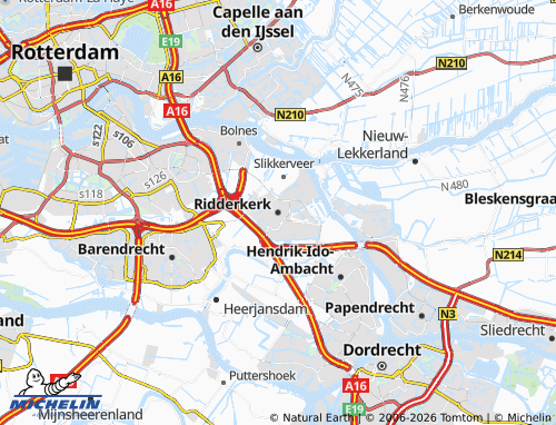 Mapa MICHELIN Ridderkerk - ViaMichelin