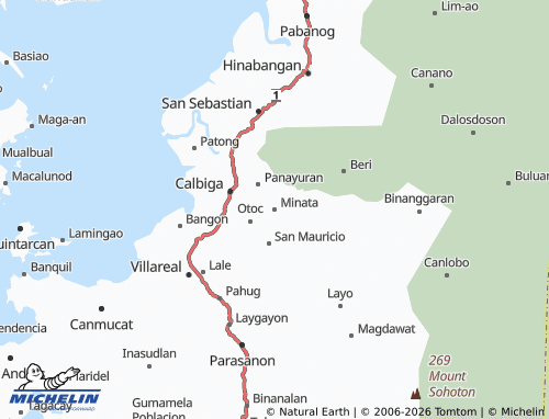 MICHELIN Minata map - ViaMichelin