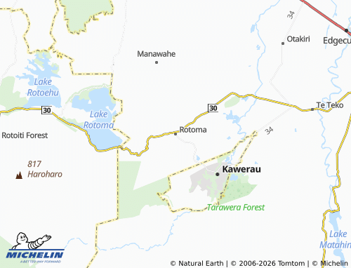 Mapa MICHELIN Rotoma - ViaMichelin
