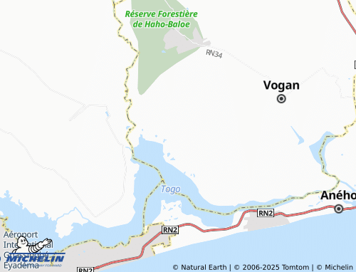 MICHELIN Sewagan map - ViaMichelin
