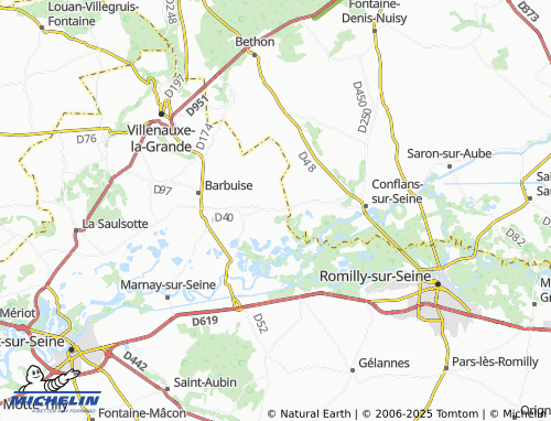 MICHELIN-Landkarte Périgny-la-Rose - ViaMichelin