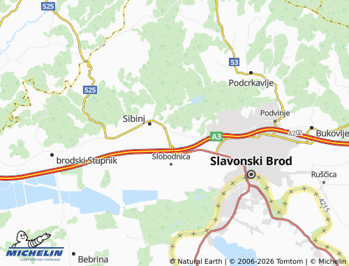 MICHELIN-Landkarte Bartolovci - ViaMichelin