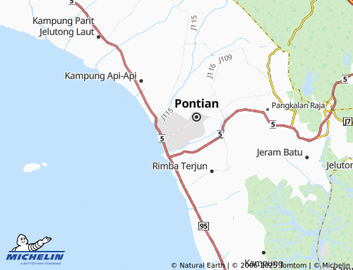 MICHELIN Taman Baiduri map - ViaMichelin