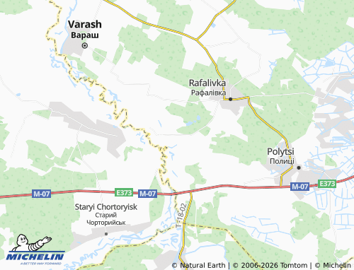 Mappa MICHELIN Balakhovychi - ViaMichelin