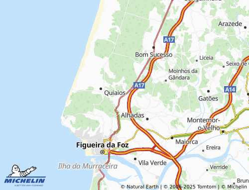 MICHELIN Cova da Serpe map - ViaMichelin