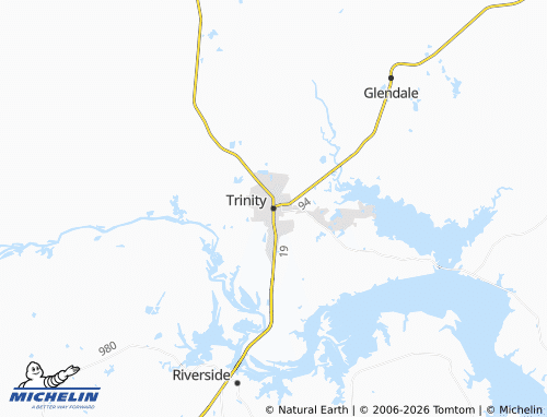 MICHELIN-Landkarte Trinity - ViaMichelin