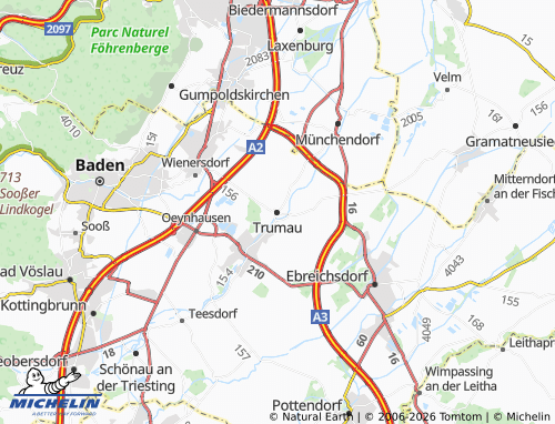 Mapa MICHELIN Trumau - ViaMichelin