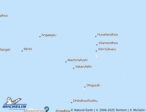 MICHELIN Maafushivaru map - ViaMichelin