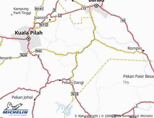 MICHELIN Kampung Kepis Batu 12 map - ViaMichelin