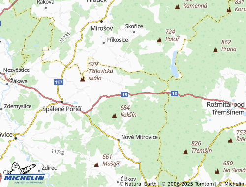 MICHELIN-Landkarte Borovno - ViaMichelin