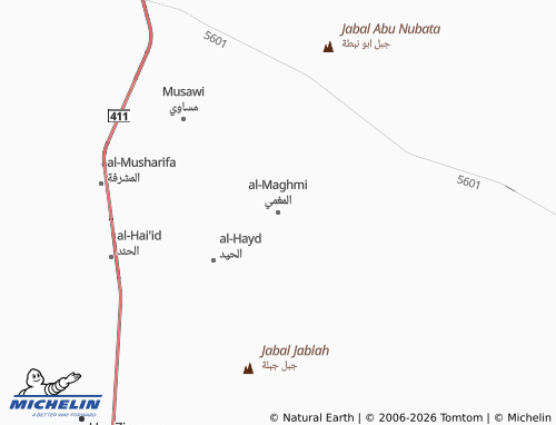 MICHELIN Al Maghmi map - ViaMichelin