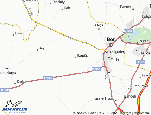 Mappa MICHELIN Bağdüz - ViaMichelin