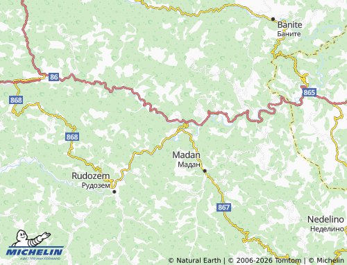Mappa MICHELIN Srednogortsi - ViaMichelin