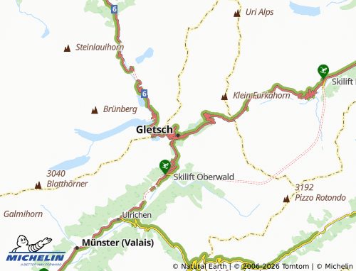 Mappa MICHELIN Gletsch - ViaMichelin