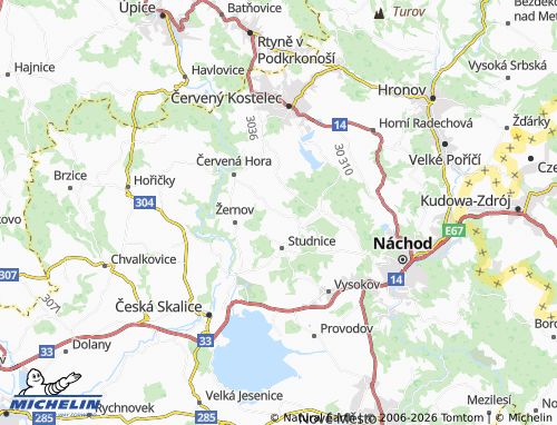Mappa MICHELIN Bakov - ViaMichelin