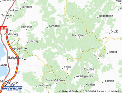 MICHELIN İsmailli map - ViaMichelin