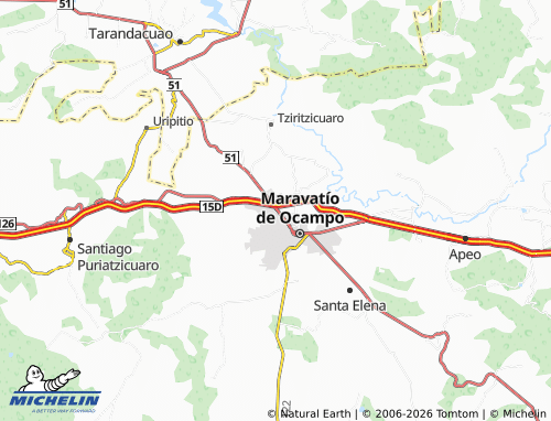 Mappa MICHELIN Colonia El Chirimoyo - ViaMichelin