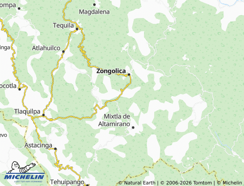 MICHELIN Tepetitlanapa map - ViaMichelin