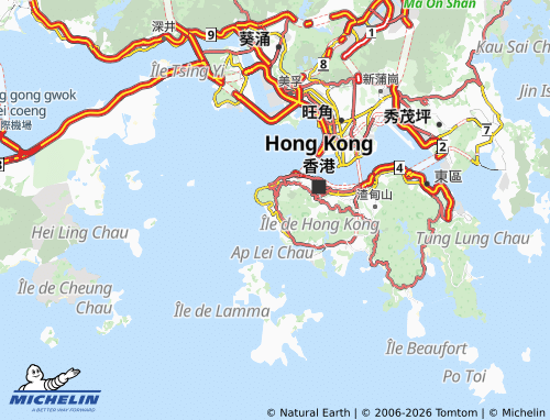 Mapa MICHELIN bok pou lam - ViaMichelin