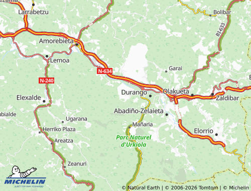 Carte MICHELIN Orozketa - ViaMichelin
