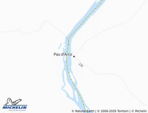 MICHELIN Pau d'Arco map - ViaMichelin