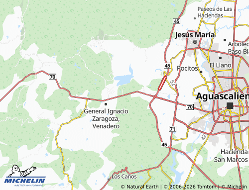 Mapa MICHELIN Chichihuas - ViaMichelin